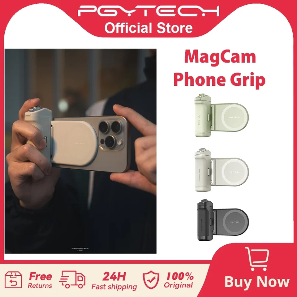PGYTECH Cell Phone Photo Grip Magnetic Fill Light MagCam