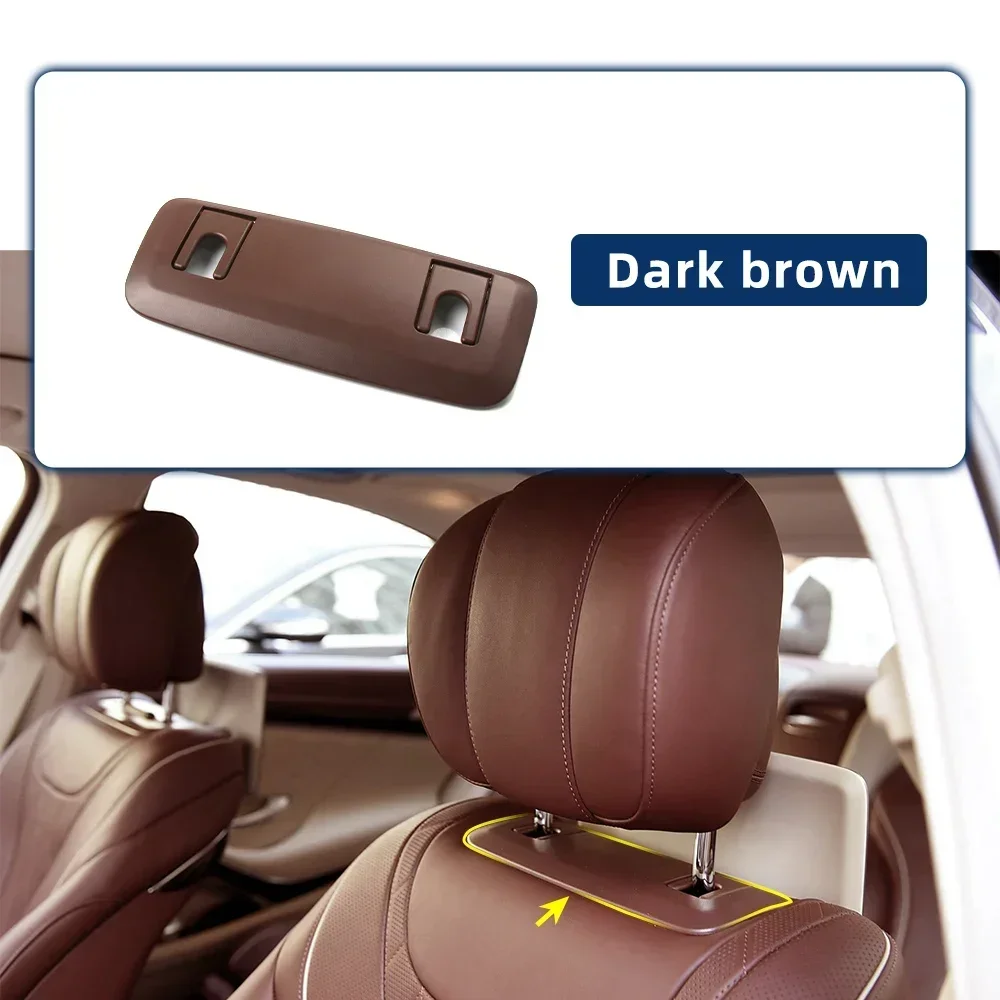 2229101512 Front Seat Headrest Clamp Cover Seat Headrest Cover Car Backrest For Mercedes S Class W222 2229101412