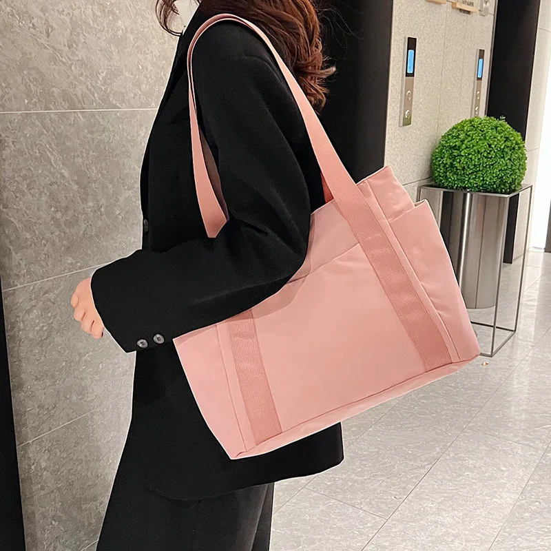 Handbags Women Soft Canvas Big Capacity Tote Bag Messenger Big Mummy Shoulder Bag Ladies Casual Shopping Bags