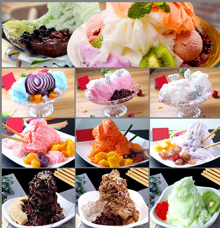 Commercial Snow Flake Ice Maker/ice Block Machine/Taiwanese Shaved Ice Freezer 5