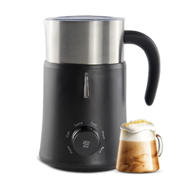 5in1 Montalatte Elettrico Caldo Freddo Schiuma Maker Scaldalatte per Latte Cappuccinos Cioccolata Calda 500W Antiscivolo Montalatte 1