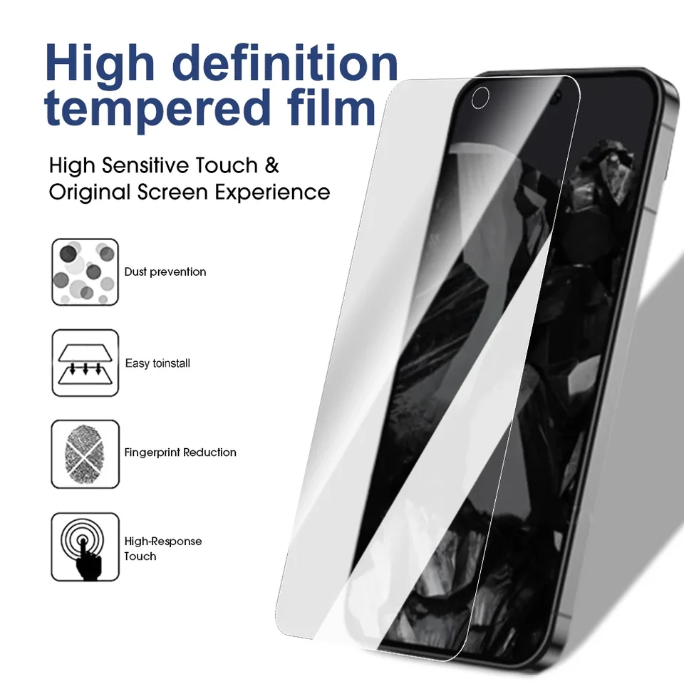 Protections Verre Trempé Pour Appareil Photo Google Pixel 9 Pro - Lot De 4 Films, Qualité HD