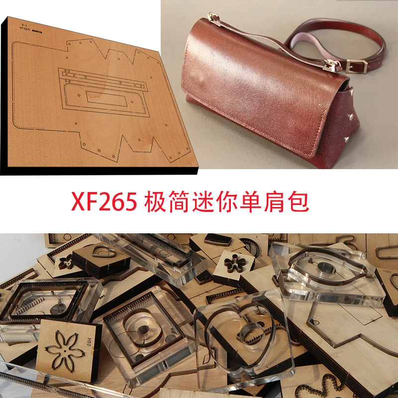 

New Japan Steel Blade Wooden Die Shoulder Bag Leather Craft Punch Hand Tool Cut Knife Mould XF265