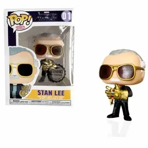 thumbnail image 5 of FUNKO POP Figura de acción del padre de Marvel Stan #01 #8 #02 #04 03# Colección Lee Toys, 5 of 5