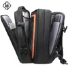 HK Business Backpack for Men Waterproof Anti-Theft 15.6” Laptop Backpack Casual Large Capacity Expandable Travel Bag Short Trip 1