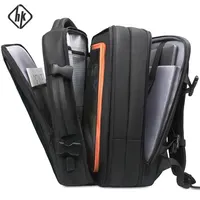 HK Business Backpack for Men Waterproof Anti-Theft 15.6” Laptop Backpack Casual Large Capacity Expandable Travel Bag Short Trip 1