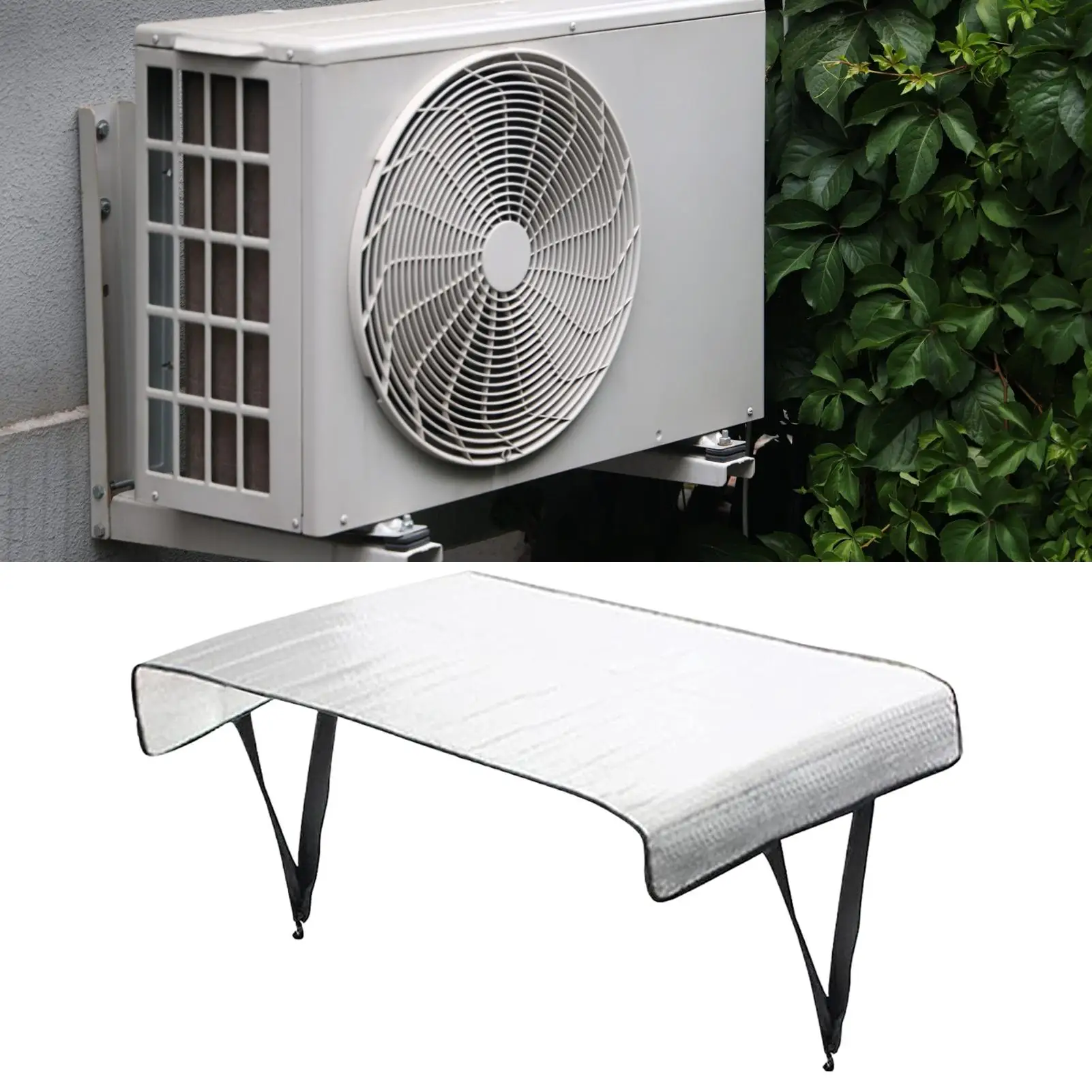 Outdoor Air Conditioning Cover Air Conditioning Protective Sleeve Waterproof AC Condenser Compressor SunShade for Winter Weather