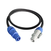 PowerCON 3x1.5mm² Single Phase Extension Cable High Quality Black 3 core Power Connect Cable Stage light LED light Event Show 1