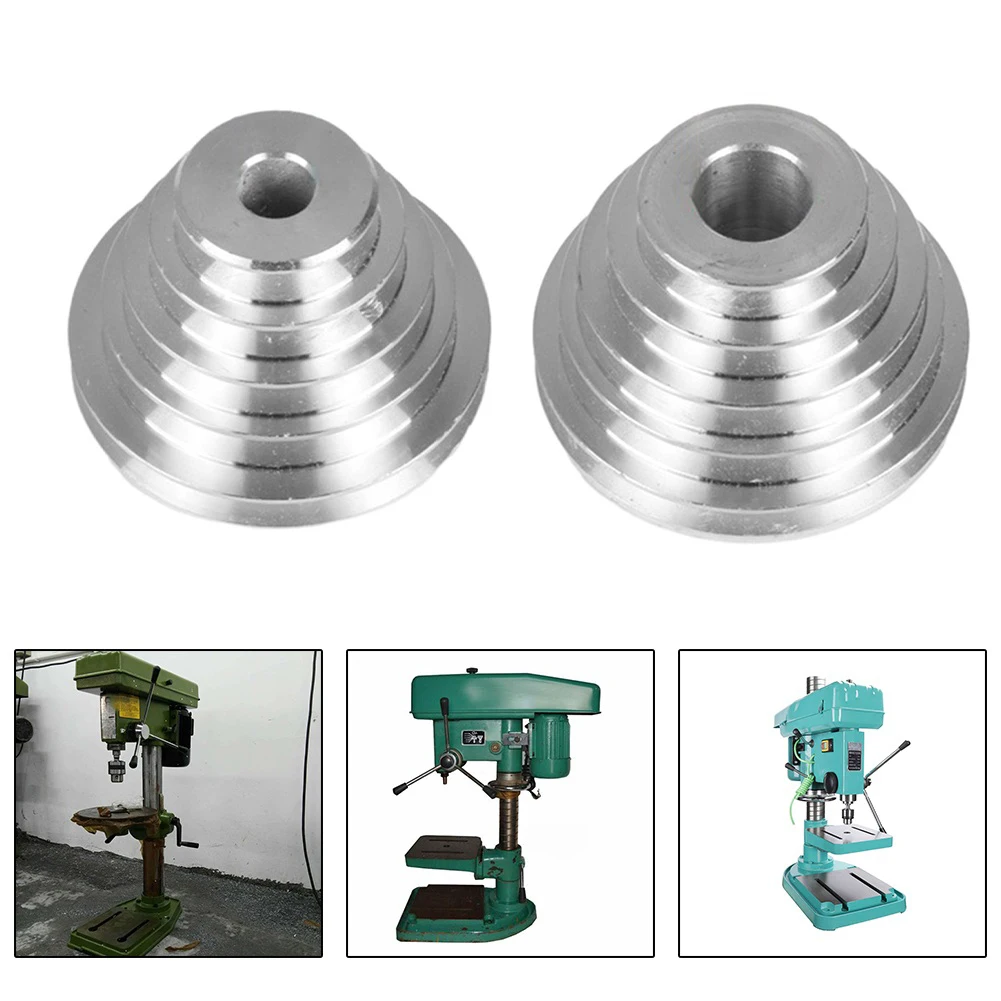 Pagoda Pulley Wheel Aluminum Transmission Wheel 14mm 22mm For Benchtop Drill Press M8 For A Type V-shaped Pulley Timing Belt aluminum pulley wheel