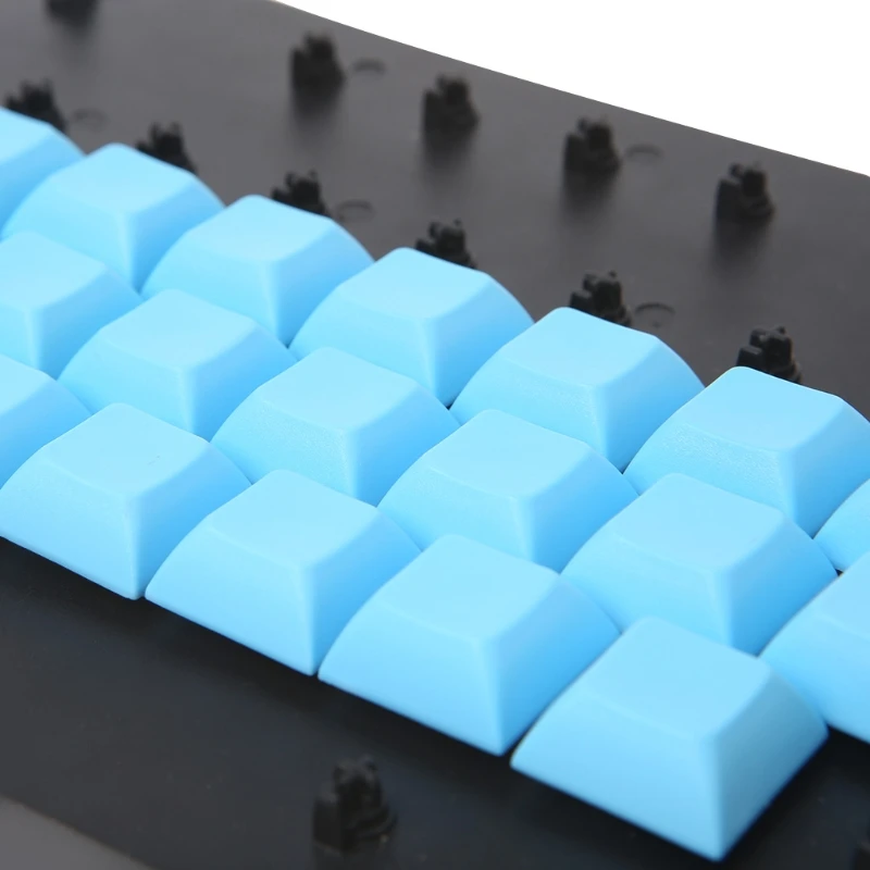 PBT Keycaps DSA 1u 게임용 키보드 용 빈 인쇄 키 캡