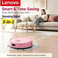 Robot aspirateur et serpillière 3 en 1 Lenovo, robot de nettoyage intelligent pour la maison, rechargeable par USB, robot de balayage et de nettoyage des sols pour la maison 1