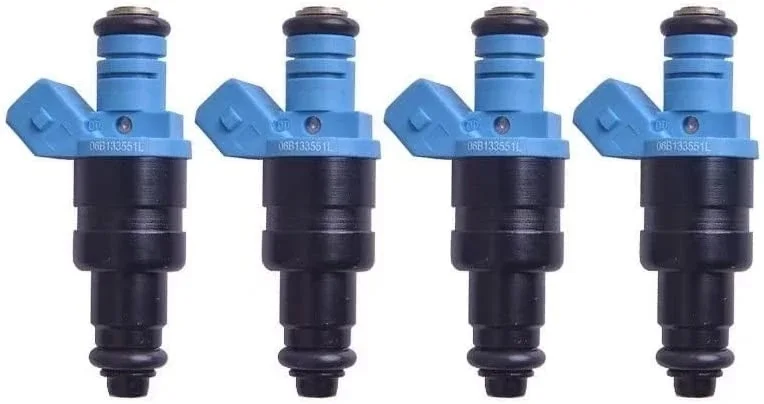 

4 Pcs Fuel Injector 06B133551L Nozzle For VW Passat 3B AUDI A4 B5 1.6 74KW AHL 06B133551 06B133551C Petrol High Performance