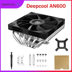 Deepcool AN600 6 Heat Pipe Low Profile CPU Cooler CPU Processor Radiator Cpu Cooling Air Cooler For Intel LGA1700/1200/115X AM4