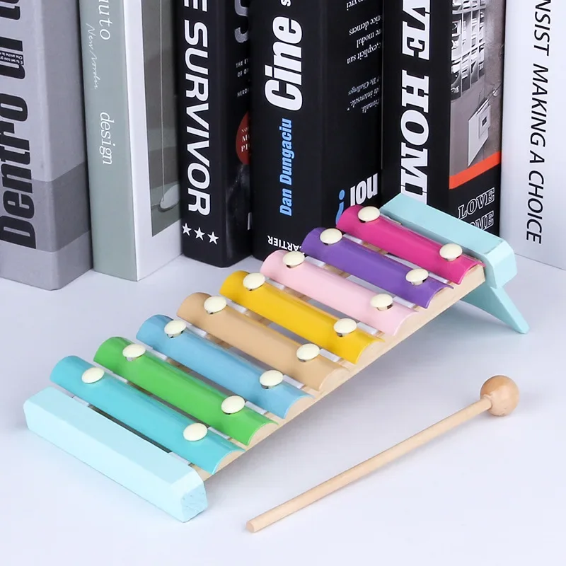 Wooden Blocks Baby Educational Toy Montessori 3D Toys Childhood Learning Kids Colorful Wooden Blocks for Children Christmas Gift