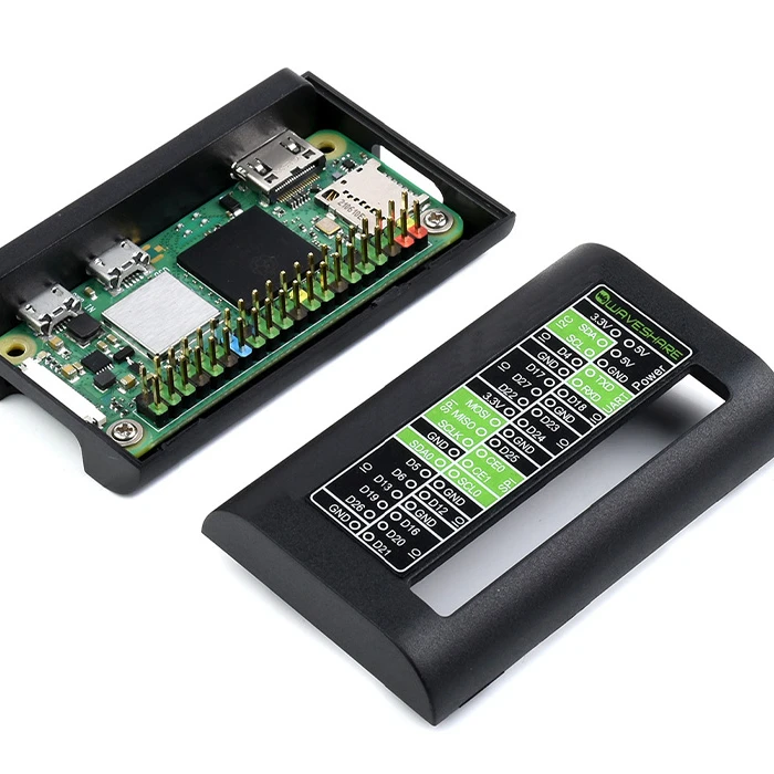 Custodia Di Protezione In Abs Waveshare Per Raspberry Pi Serie Zero, Adatta A Zero / Zero 2 W
