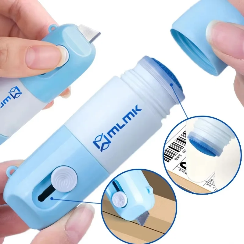 열전사지 수정액(언박싱 나이프 포함) 휴대용 열전사지 데이터 신원 보호액 지우..