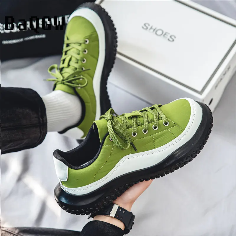 

Men Fashion Luxury Sneakers Autumn Casual Running Shoes Men Leather Patchwork Designer Breathable Trainers Tenis Shoes