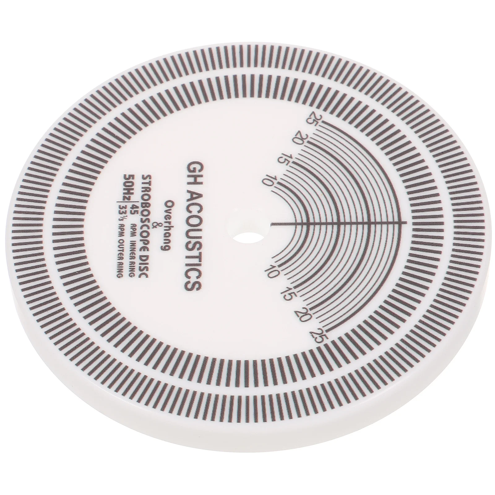

Turntable Stroboscope Disc Round Vinyl Record Supplies White Speed Tester Calibration Tool Meter