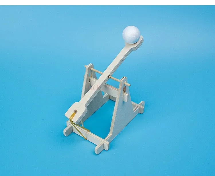 

Catapult technology small production children's handmade DIY wooden works Science and technology labor class homework catapult