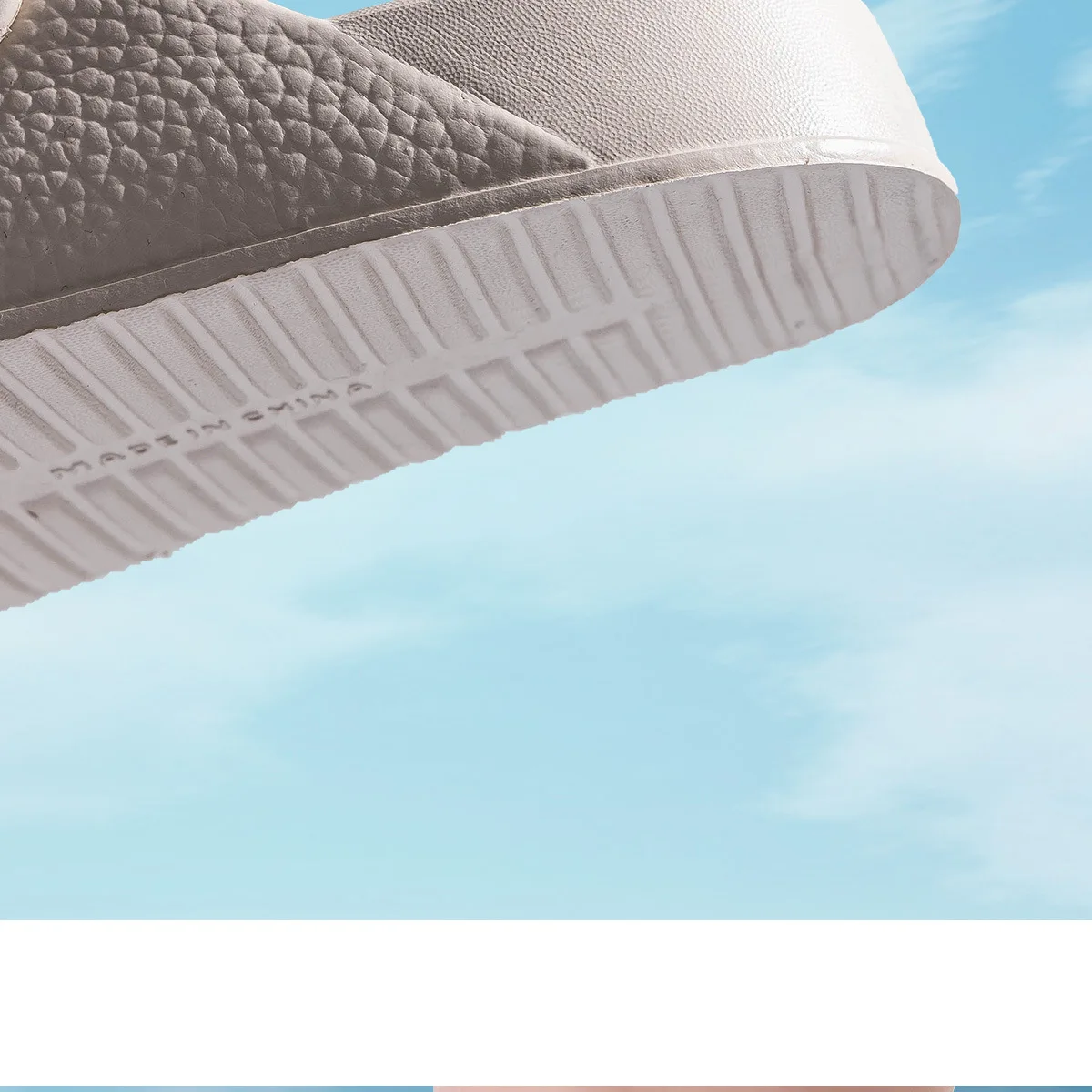 Shevalues Neue Sandalen für Herren, rutschfeste Outdoor-Strandschuhe, weiche Sohle, bequeme Rutschen, EVA, leichte Herren-Badezimmer-Hausschuhe – Detail 9