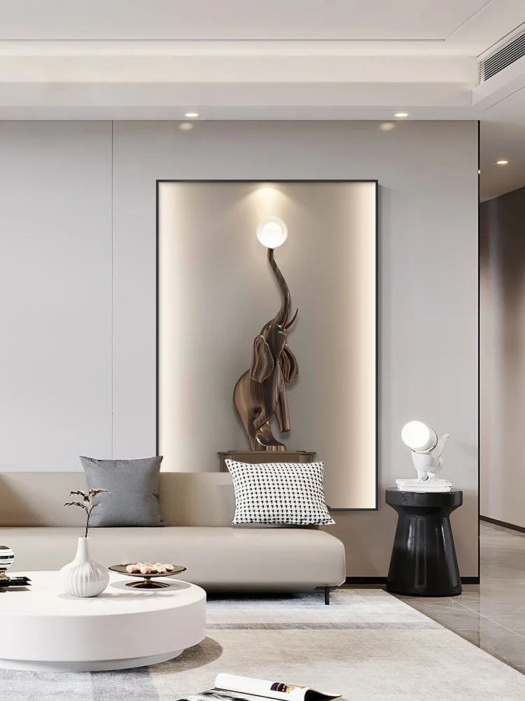 LED Elephant Wall Art 5