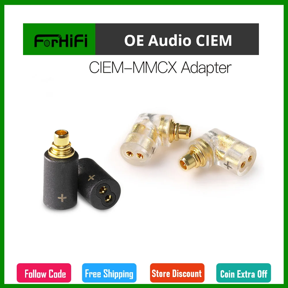 

OE Audio CIEM 2Pin 0.78mm to MMCX/MMCX to 2Pin 0.78mm Mini Earphone Plug Cable Adapter Earphone Accessories