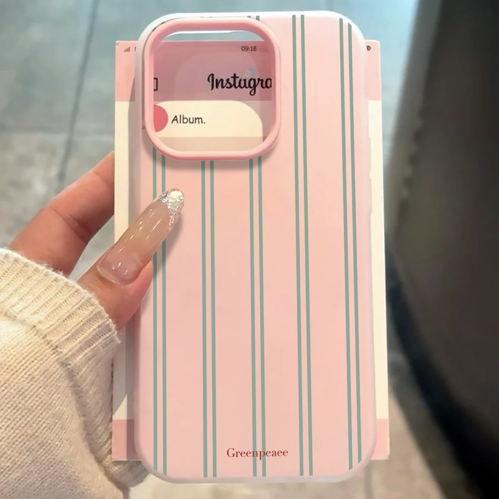 Luxury Striped Pattern Soft Phone Case