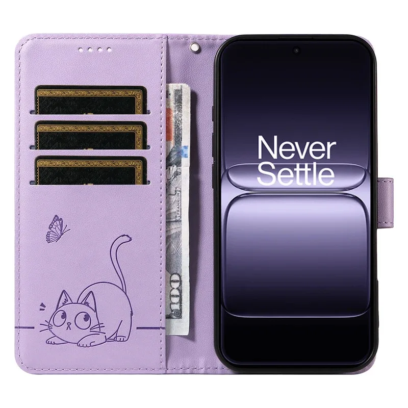 Magnetic Leather Wallet Phone Case with Flip Card Slot