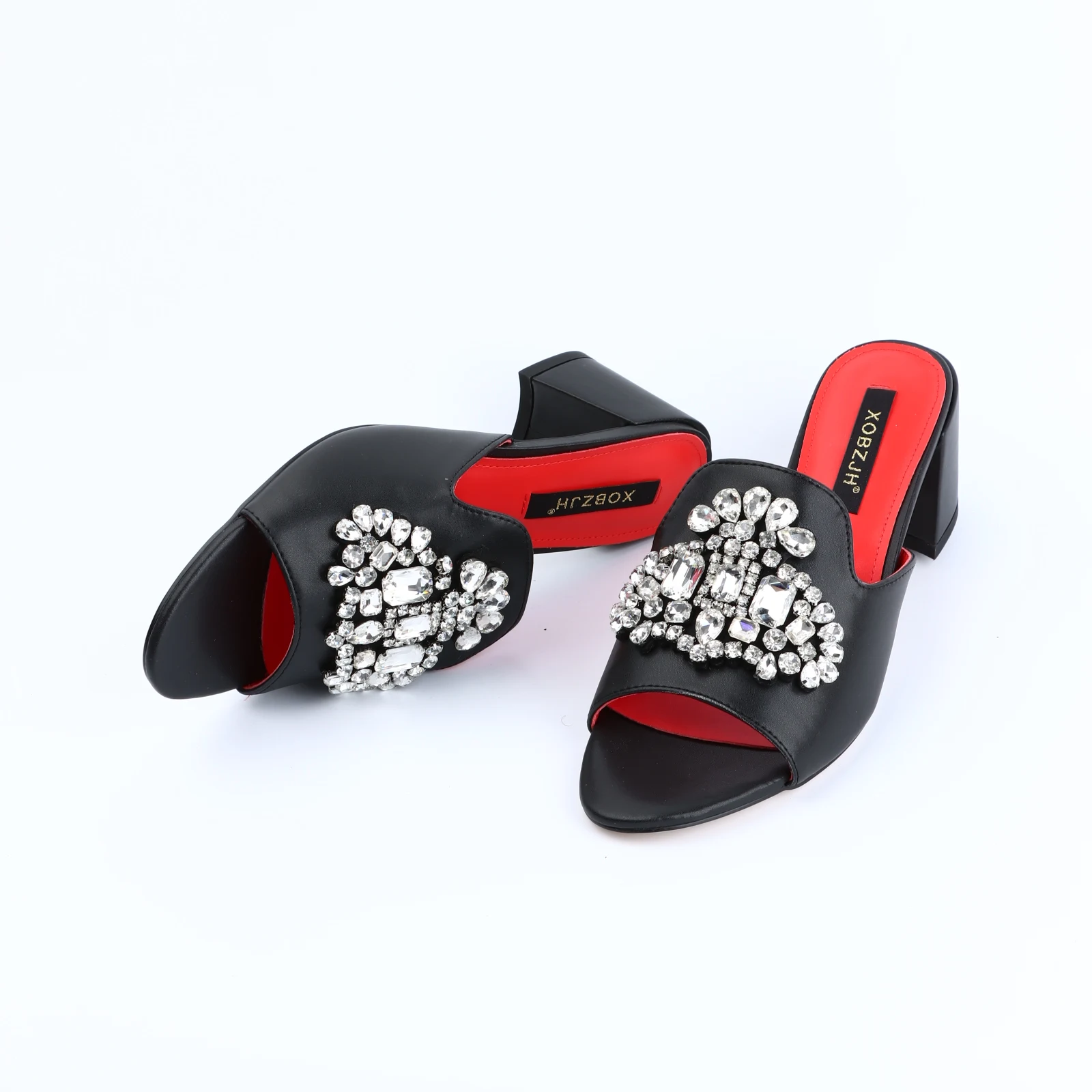 Luxury Designer Women Black Flat Print Sandals Slides Mule Shoe Brand 2023 Shoes Woman Ladies Summer Flip Flops Slippers Fashion