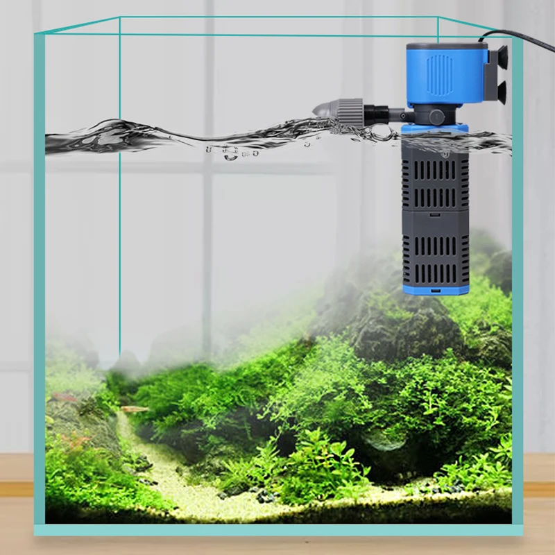 Aquarium Tank Spiral Wave Maker Aerator Water Pump Outlet Automatic 360&deg; Rotating Nozzle Duckbill Fish Tank Water Pipe Fittings