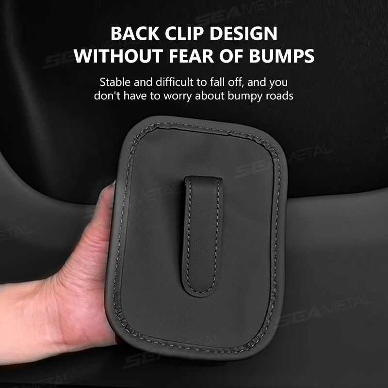 Premium Leatherette Car Door Cup Holder Waterproof Wear Resistant