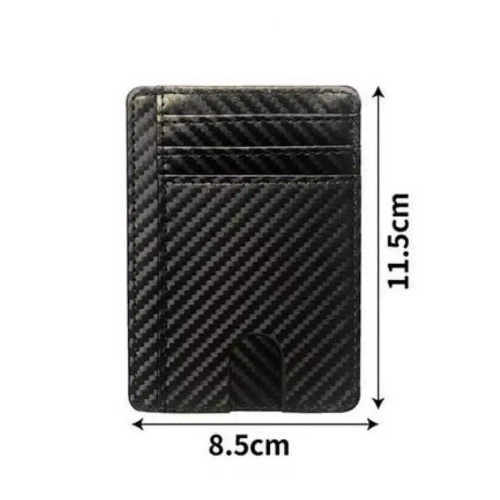 Slim RFID Blocking Leather Wallet Credit ID Card Holder For Men Women
