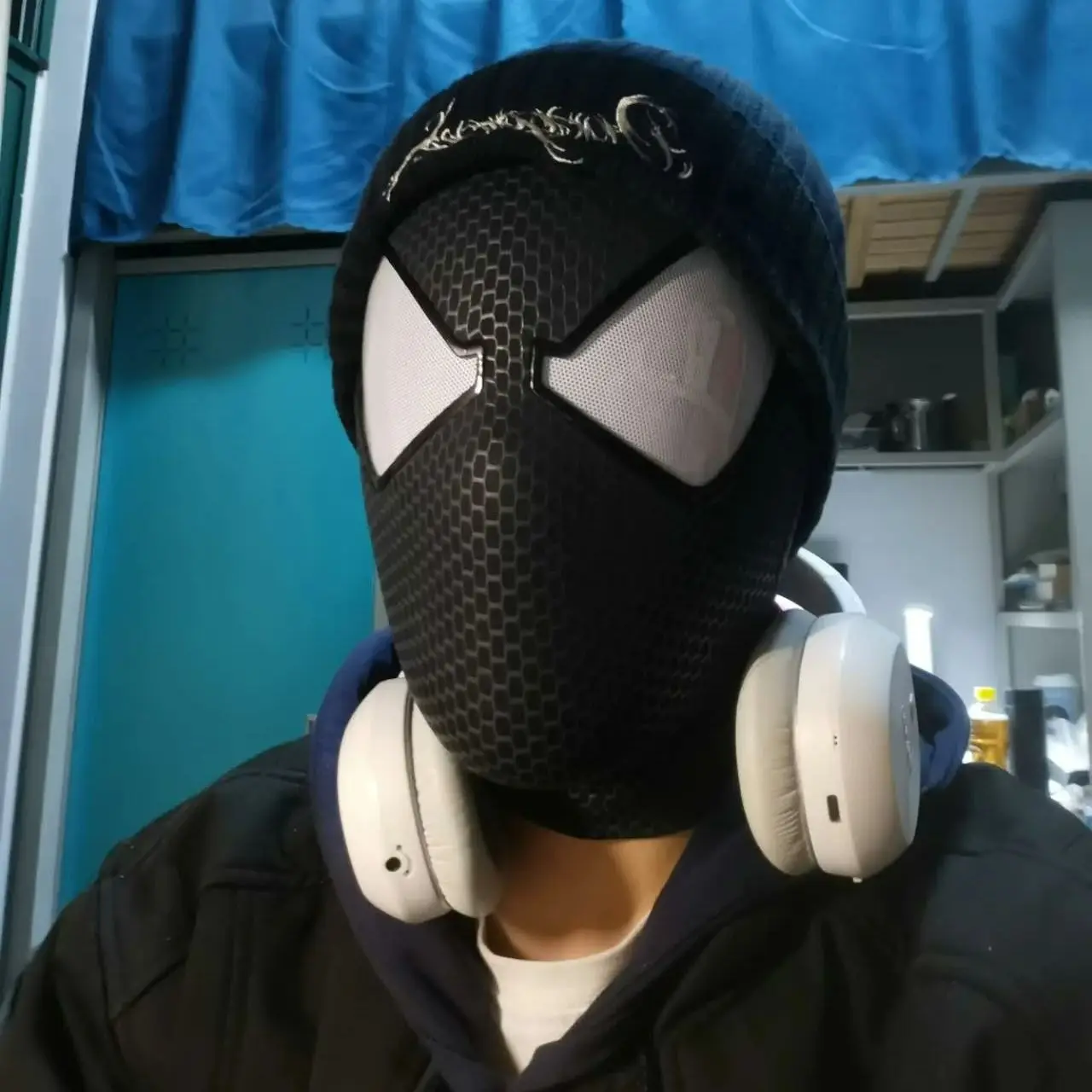 マーベル ブラック スカーレット スパイダーマン マスク シェル付き