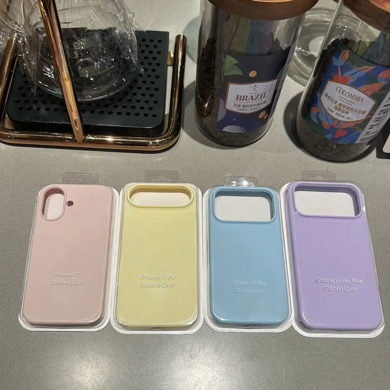Premium Liquid Silicone Shockproof Candy Color Phone Case - Skin Feel, Enhanced Protection