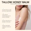Whipped Beef Tallow Honey Balm Skin Rejuvenating Lightening Dark Skin Improve Rough Dryness Non Greasy Body Moisturizer Cream 6
