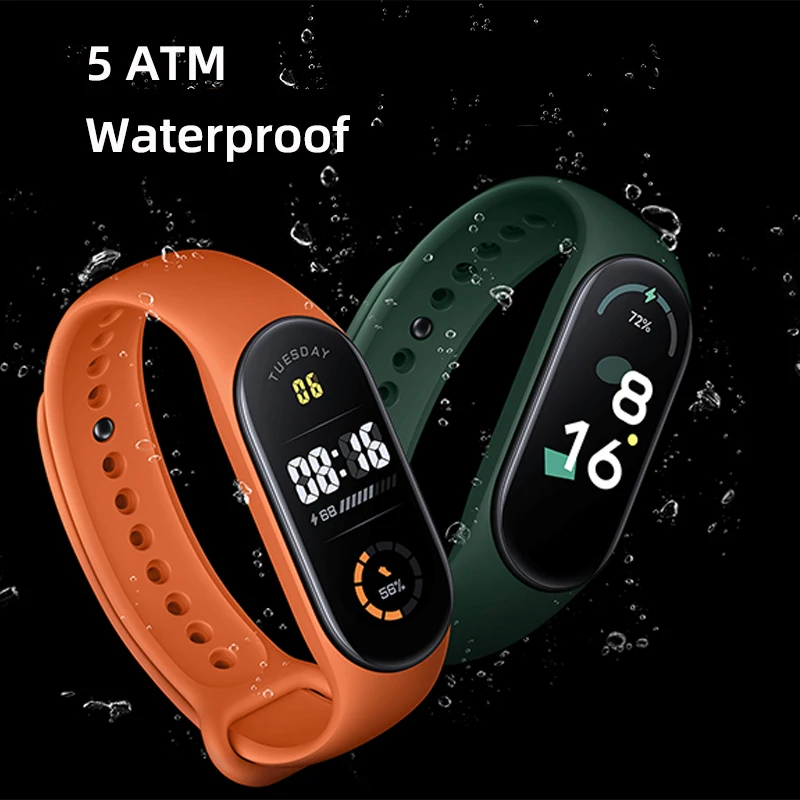 Xiaomi-mi Band Pulseira Inteligente Color Amoled Tela 162 Oxigênio no Sangue 24h Rastreador de Fitness 5am à Prova d Água - Image 6