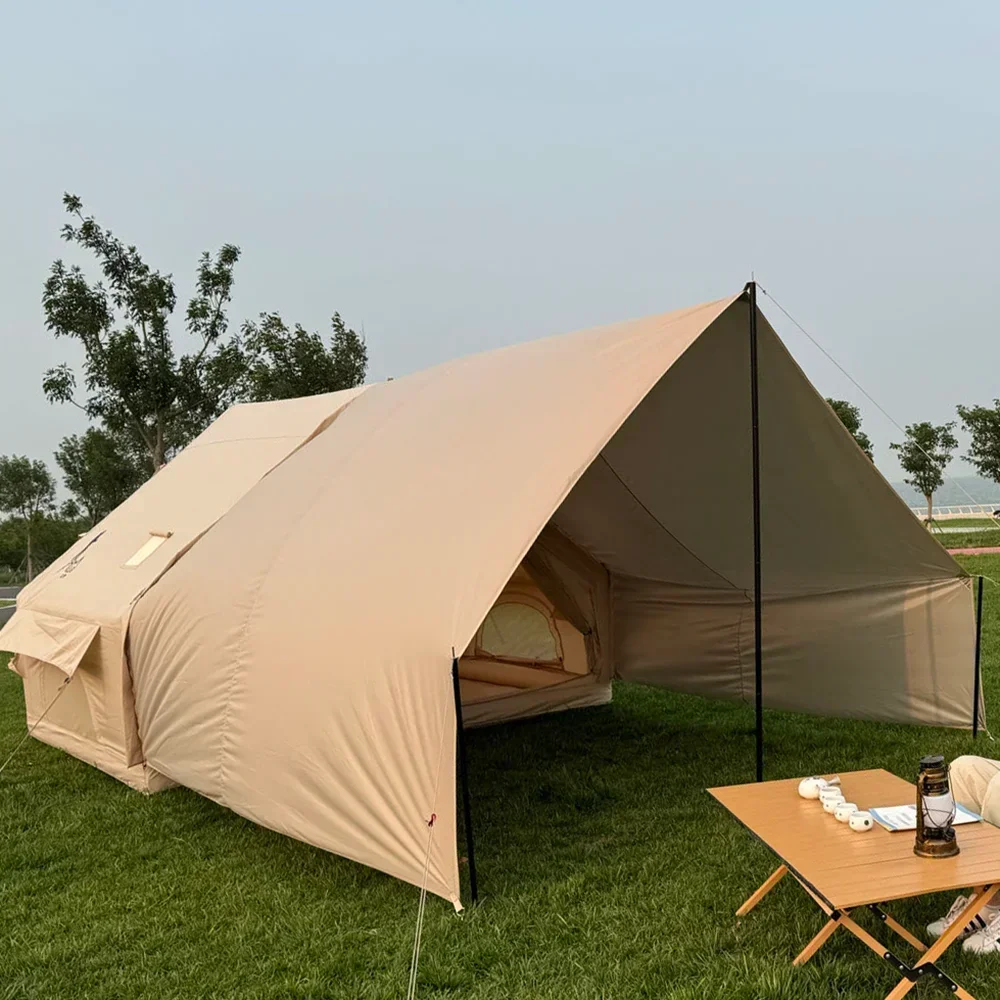 600Dオックスフォードエアビームキャンプテント屋外インフレータブル