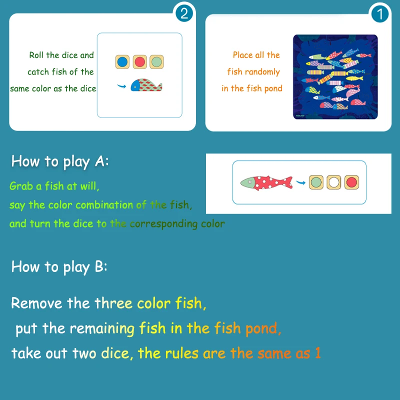 Kids Wooden Matching Toy Montessori Board Game Memory Training Color Cognition Logical Thinking Education Toys For Children Gift 3