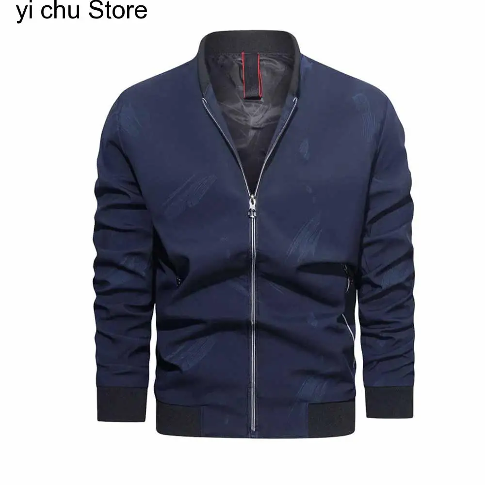 New Men's Fashion Jackets and Coats New Men's Trench Bomber Jackets Fall Men's Casual Streetwear