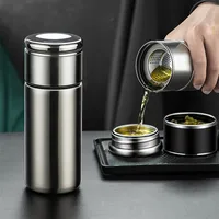 420ml Double Stainless Steel 304 Tea Vacuum Flask With Filter Leak-Proof Business Style Thermos Mug Thermal Water Bottle Tumbler 1