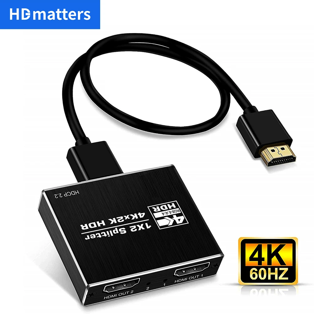 Distributeur/Splitter HDMI 2.0 HDCP 2.2 - 1 entrée 4 sorties - HD 4K - LA BS