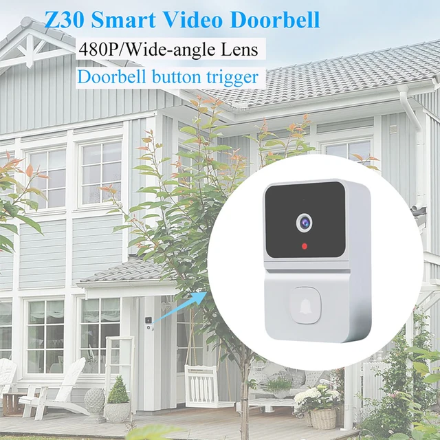 Wireless Smart Visual Doorbell Two-way Intercom Infrared Night Vision Remote Monitoring Security System Wifi Video Door Bell 3