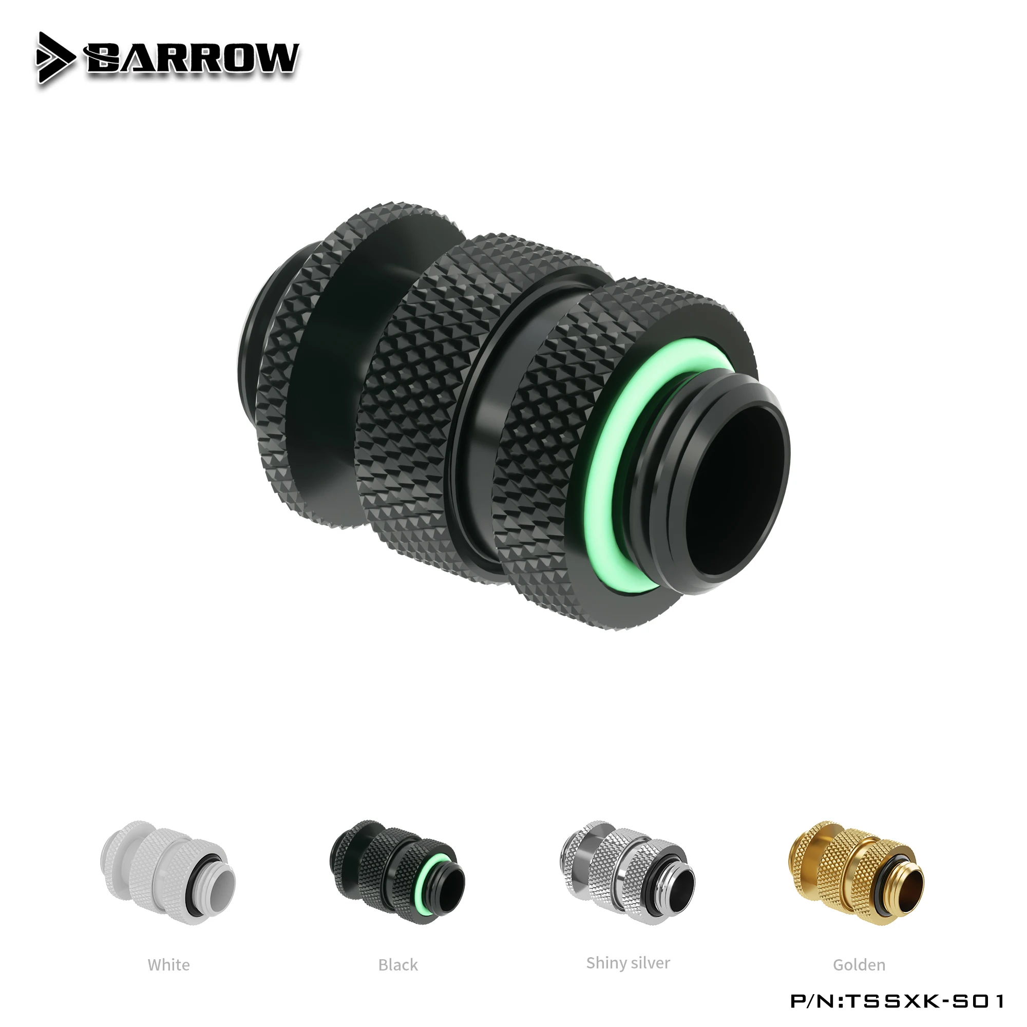 Barrow GPU Extender SLI TSSXK-B01 TSSXK-A01 TSSXK-S01 41-69/22-31/16-22MM G1/4 Male To Male Fitting Computer Cooling Fittings