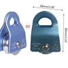 Durable Flexible 2000kg Active Pulley Block 360 Deg Swivel Pulley for Outdoor Ice Belt Lifting Sling Rock Climbing Rope 5