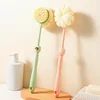 1pc Double-sided Long Handle Shower Brush Rub Back Brush Soft Bristle Shower Brush Rub Mud To Remove Dust Scrub Brush Tool 1