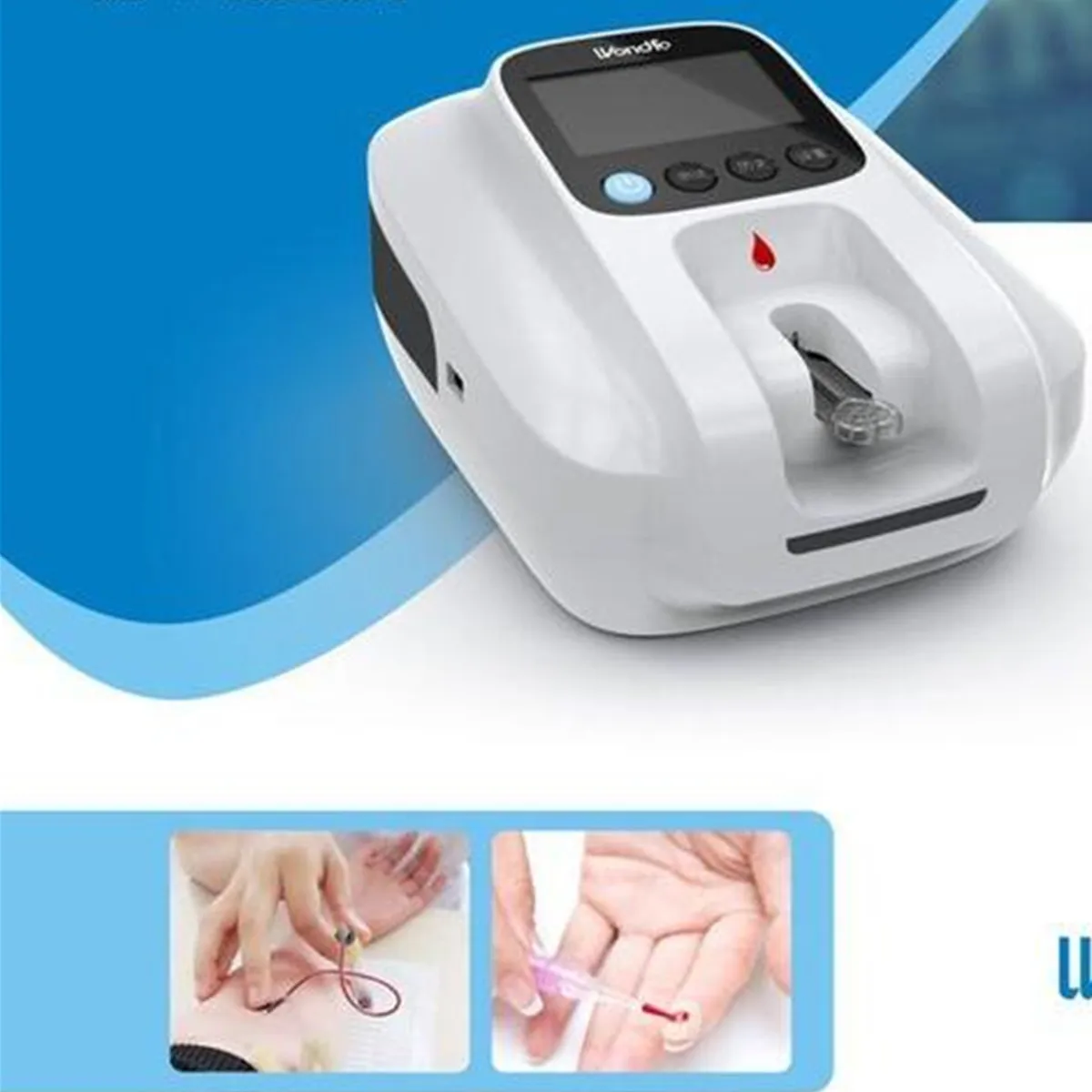 Wonfo Finecare 실험실 의료 OCG-102, 광학 혈액 응고 분석기, POCT 공급 PT, PPT, TT, FIB, ACT, INR 테스트