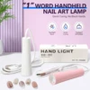 Handheld UV LED Nail Drying Lamp Professional Nail Dryer Light For Gel Nails Fast Curing Gel Polish Lamp Home Salon Use 2