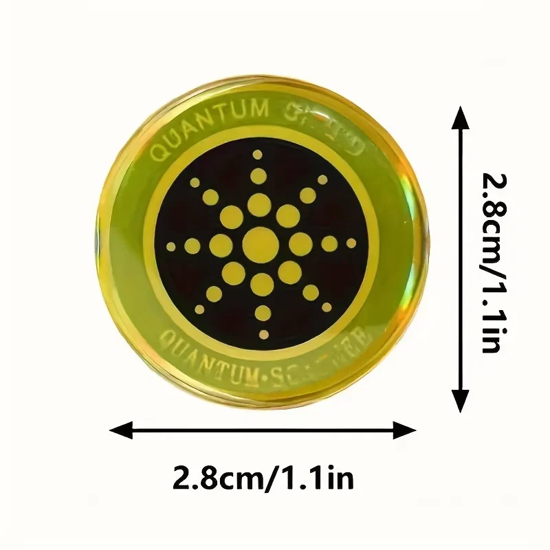 6-Pack EMF Protection Shield Stickers - Anti-Radiation Round Stickers