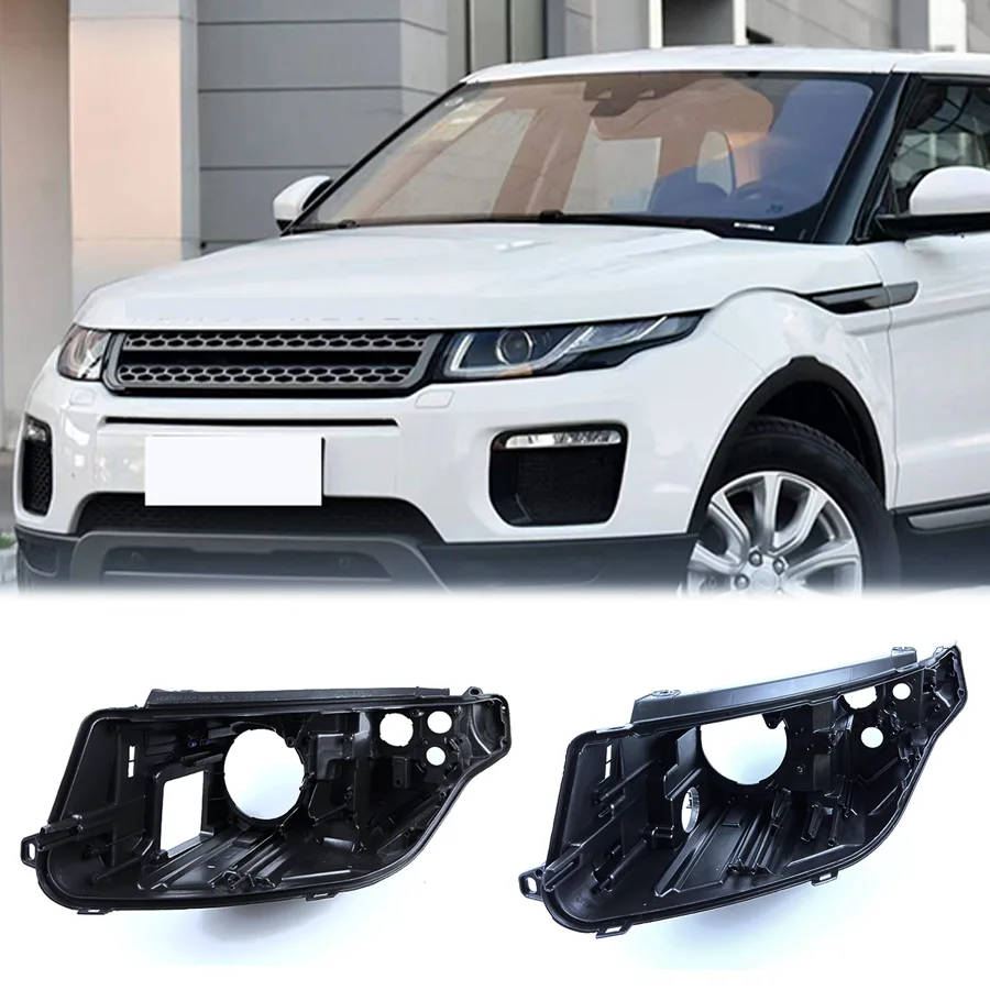 

1Pc Front Headlamp Headlight Back Base House Black Bracket Cover Fit For Land Rover Range Rover Evoque 2012-2015 2016-2018