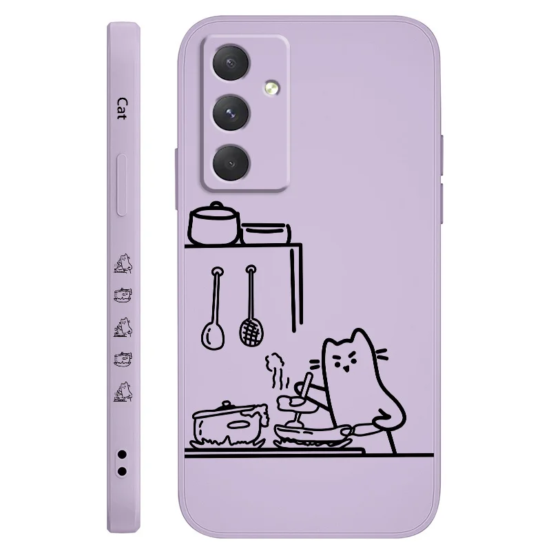 Whimsical Cooking Cat Phone Case - Fun and Protective Cover